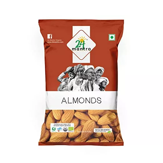 24 Mantra Organic Almonds - 100 gm