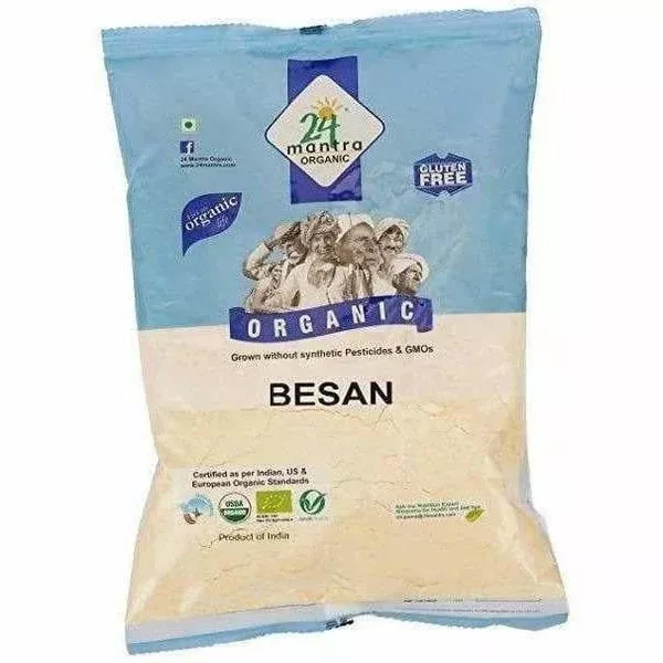 24 Mantra Organic Besan - 500 gm - Pack of 1
