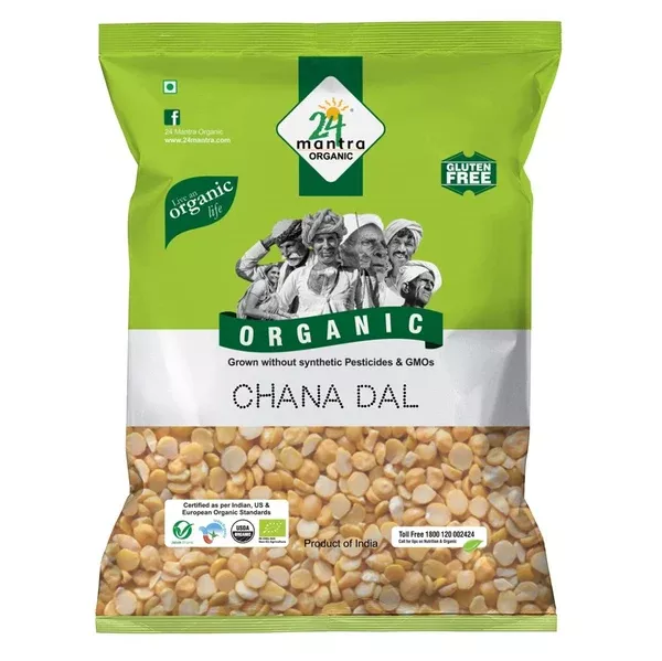 24 Mantra Organic Chana Dal - 500 gm