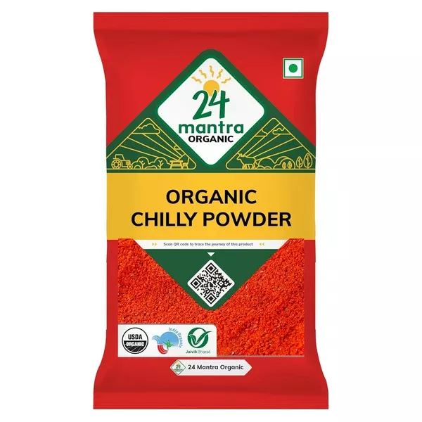 24 Mantra Organic Chilli Powder - 100 gm