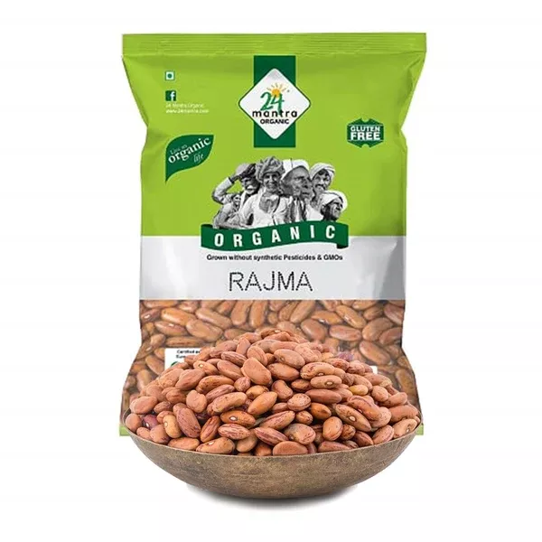 24 Mantra Organic Rajma - 500 gm