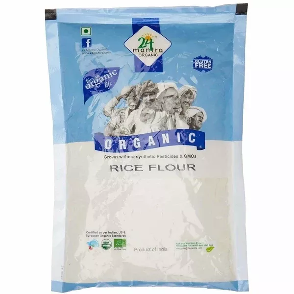 24 Mantra Organic Rice Flour - 500 gm