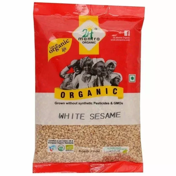 24 Mantra Organic White Sesame Seed - 100 gm