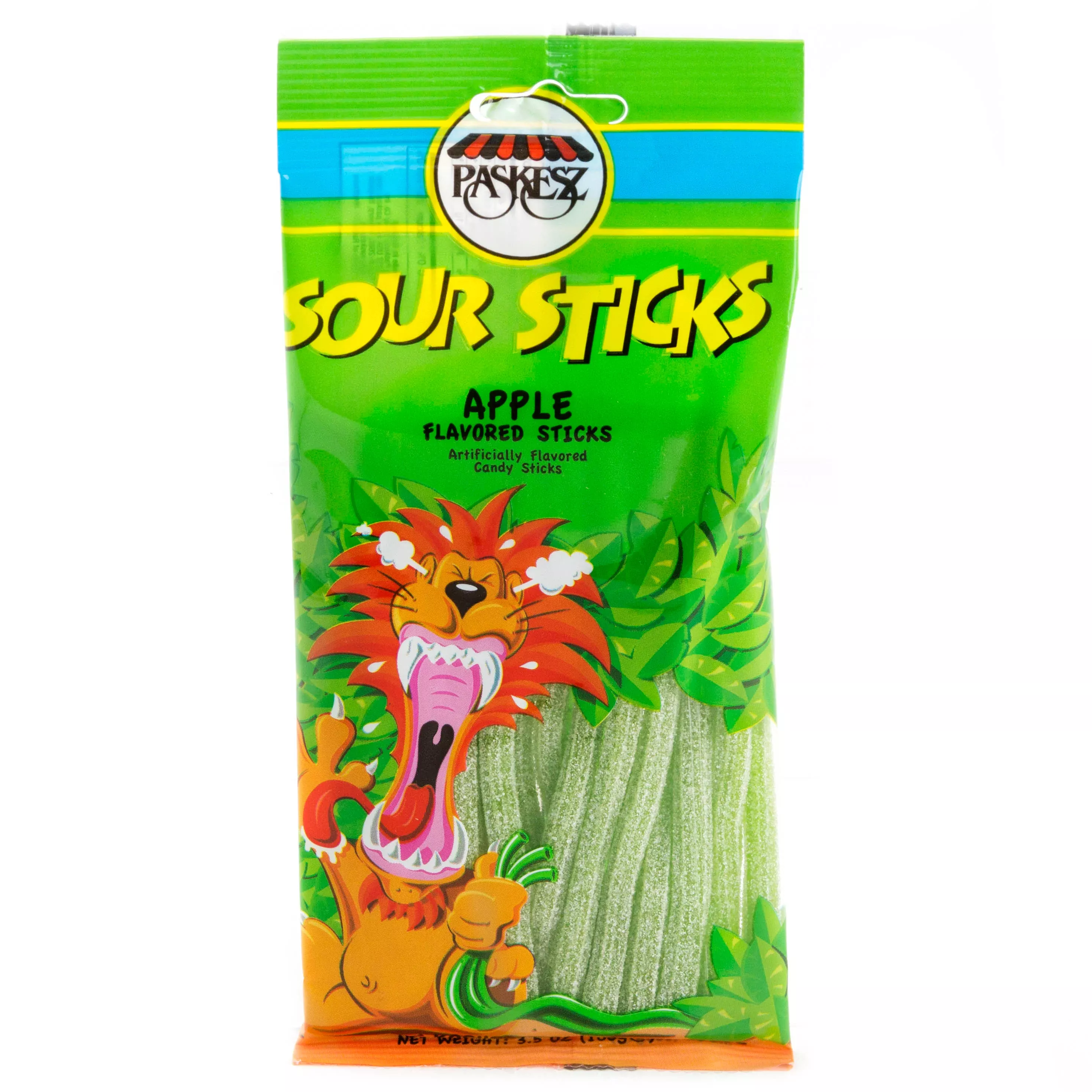 3.5 oz Sour Sticks - Green Apple