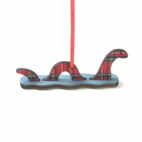 3D Nessie Wooden Ornament