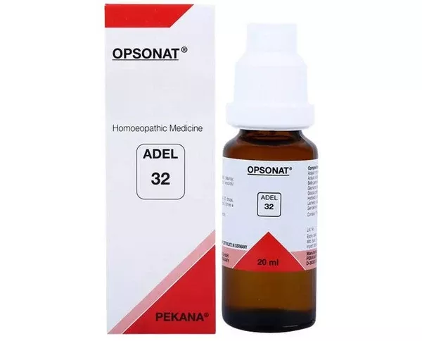 Adel Homeopathy 32 Opsonat Drops - 20 ml