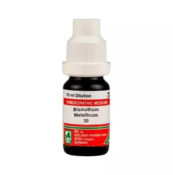 Adel Homeopathy Bismuthum Metallicum Dilution - 30 CH - 10 ml