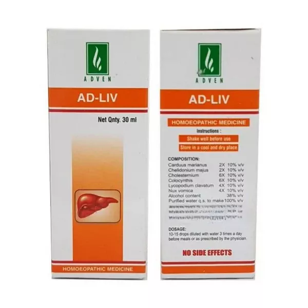 Adven Homeopathy Ad-Liv Drops - 30 ml