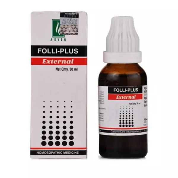 Adven Homeopathy Folli Plus External Drops - 30 ml