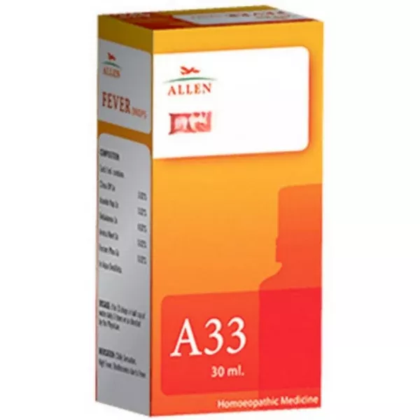 Allen Homeopathy A33 Drops - 30 ml