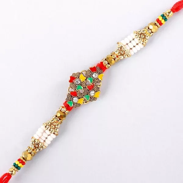 Alluring Meenakari Rakhi