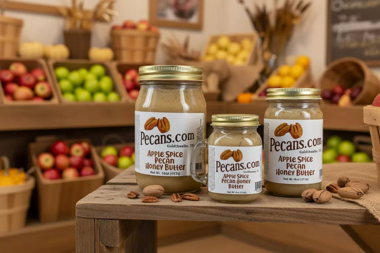 Apple Spiced Pecan Honey Butter