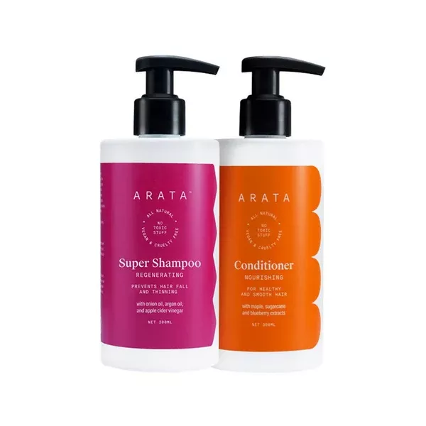 Arata Hair Fall Control Combo - Combo Pack