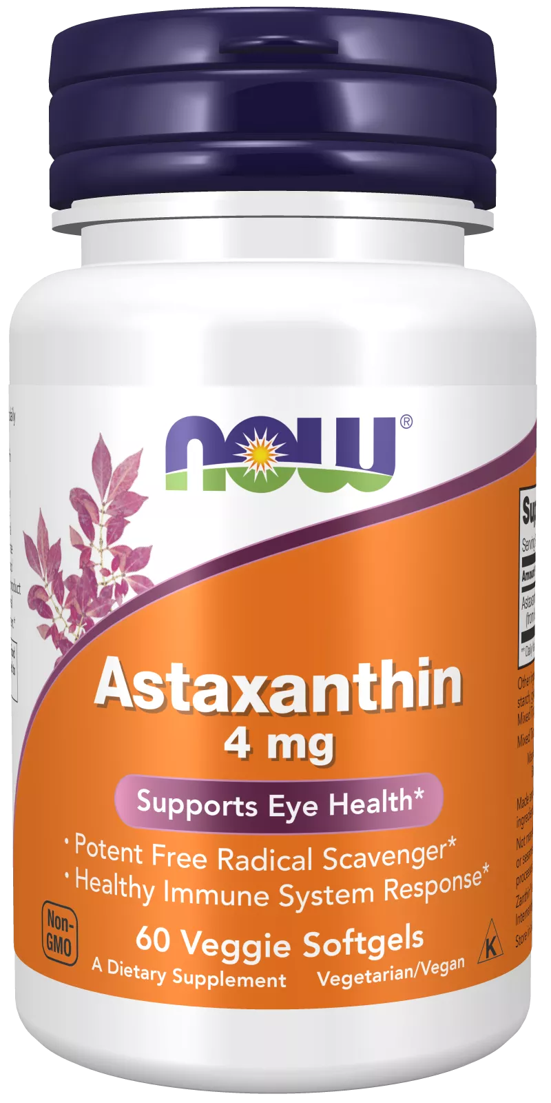 Astaxanthin 4 mg Veggie Softgels