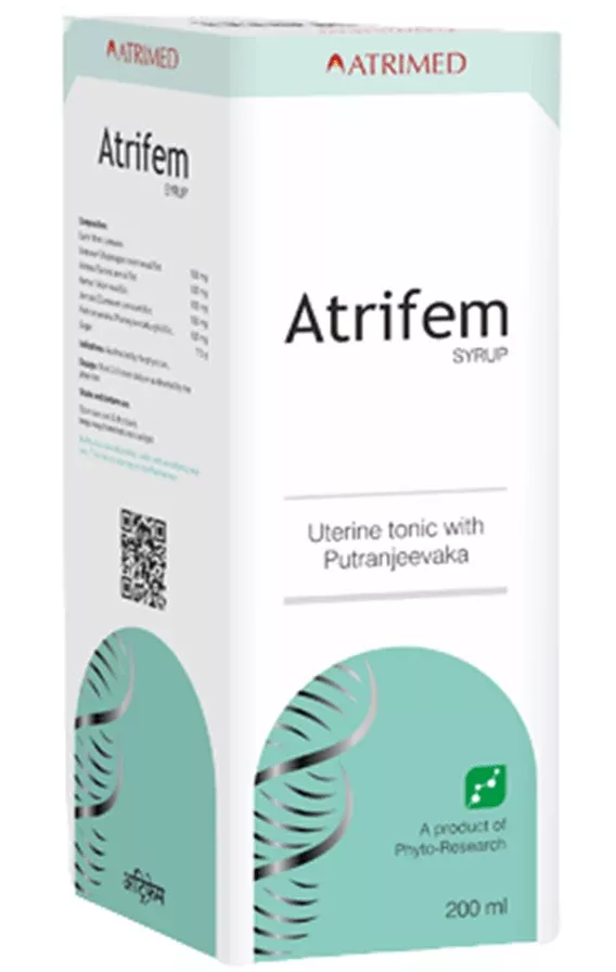 Atrimed Ayurvedic Atrifem Syrup - 200 ml