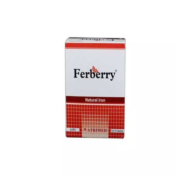 Atrimed Ayurvedic Ferberry Tablets - 10 Tabs