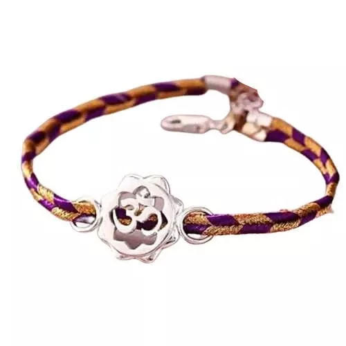 Auspicious Om 925 Sterling Silver Rakhi