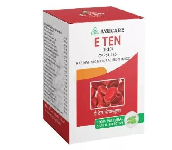Ayucare E Ten (E-10) Capsules - 100 Capsules