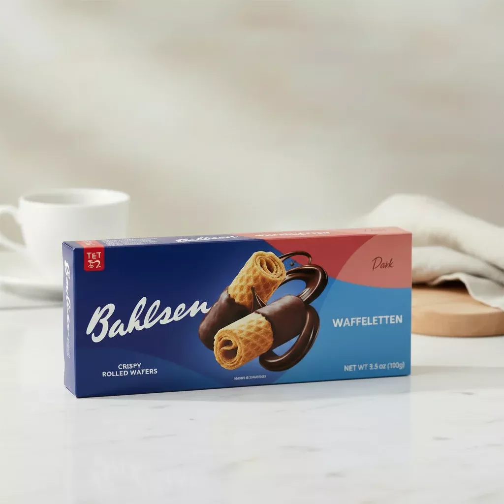Bahlsen Dark Chocolate Wafer Roll (Waffletten)