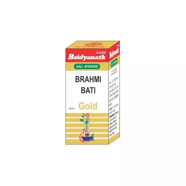 Baidyanath Jhansi Brahmi Bati with Gold - 10 tabs