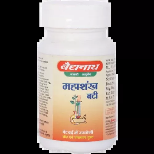 Baidyanath Jhansi Mahashankh Bati 40 Tabs - 40 tabs