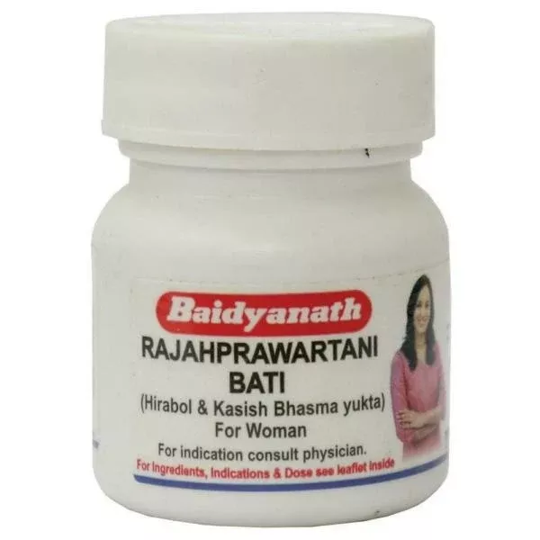 Baidyanath Jhansi Rajahprawartani Bati - 40 tab