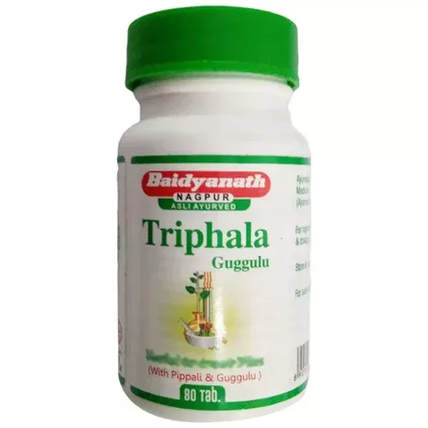 Baidyanath Nagpur Triphala Guggulu - 80 tabs