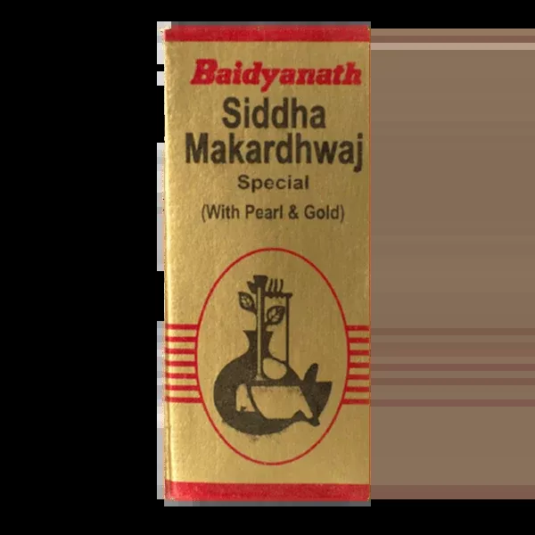 Baidyanath Siddha Makardhwaj ( with pearl and gold )