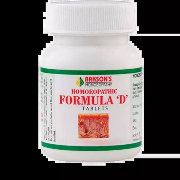 Bakson's Homoeopathic Formula D Tablet - 75 tabs