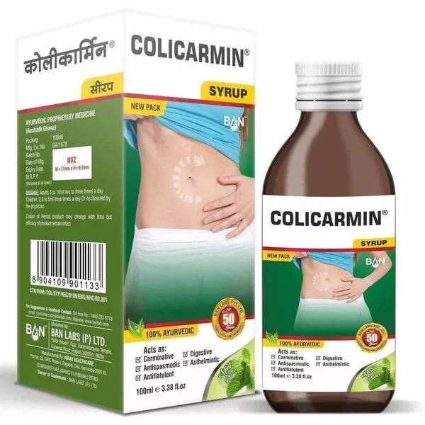 Ban Labs Colicarmin Syrup - 100 ml