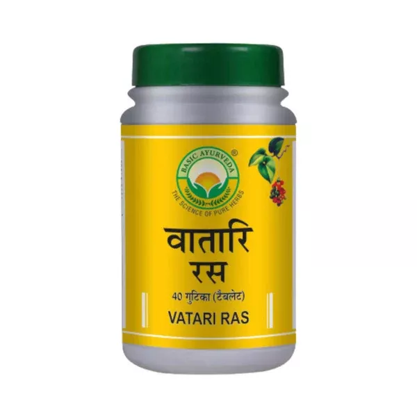 Basic Ayurveda Vatari Ras - 40 Tablets