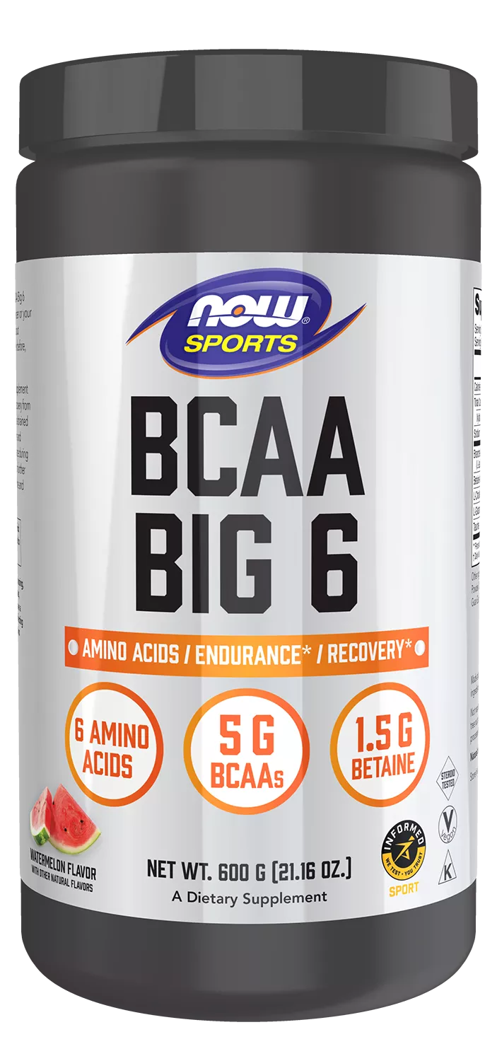 BCAA Big 6 Powder, Watermelon Flavor