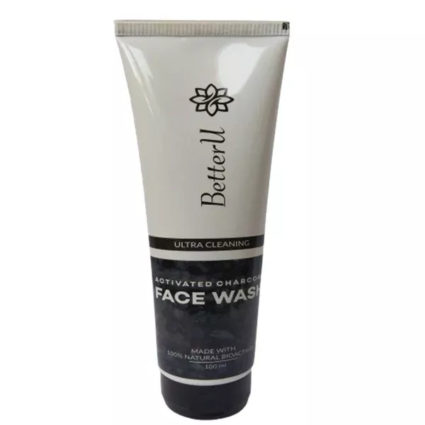 BetterU Ultra Cleaning Activated Charcoal Face Wash - 100 ml