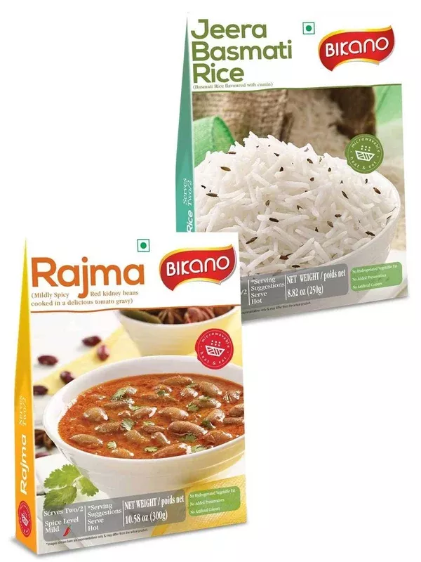 Bikano Rajma And Jeera rice - Combo Pack