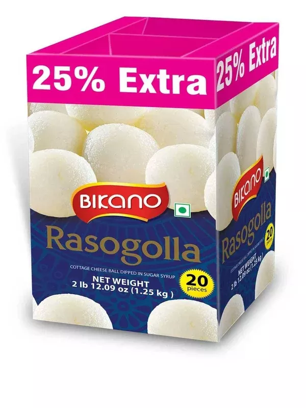 Bikano Rasogolla - 1250 gm