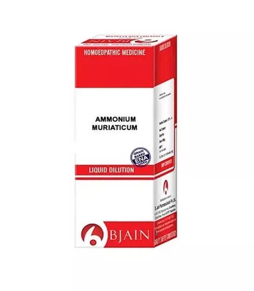Bjain Homeopathy Ammonium Muriaticum Dilution - 200 CH - 10 ml