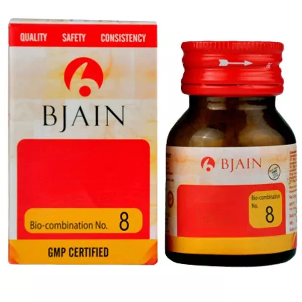 Bjain Homeopathy Bio Combination No.8 Tablet - 25 Gm