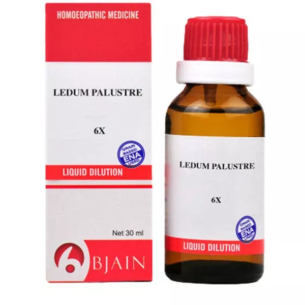 BJain Homeopathy Ledum Palustre Dilution - 6X - 30 ml