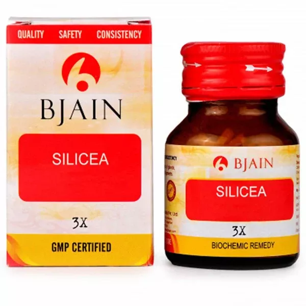 Bjain Homeopathy Silicea Biochemic Tablet - 3X - 25 Gm