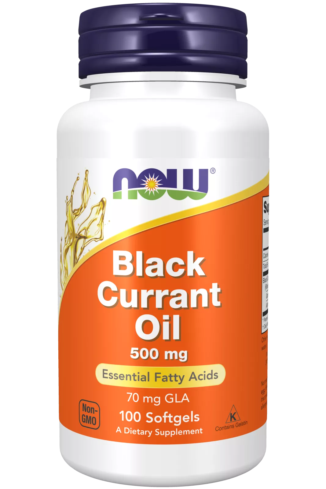 Black Currant Oil 500 mg Softgels