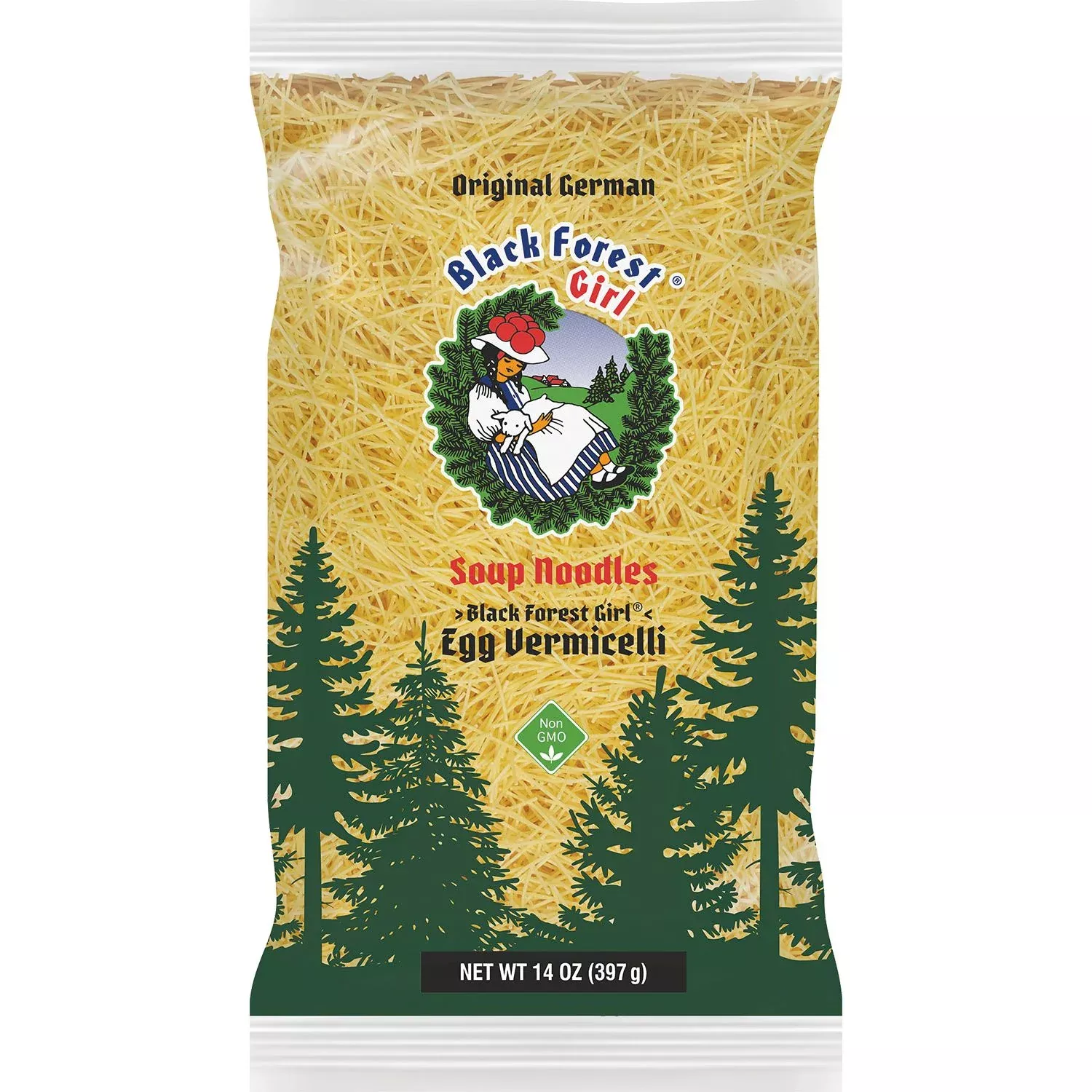 Black Forest Girl Thin Egg Noodles Egg Vermicelli