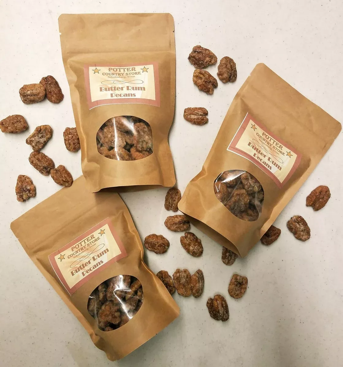 Butter Rum Roasted Pecans