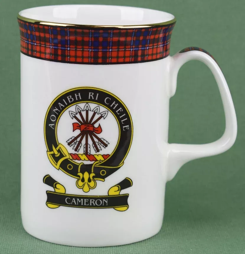 Cameron Clan Mug - 8 oz bone china