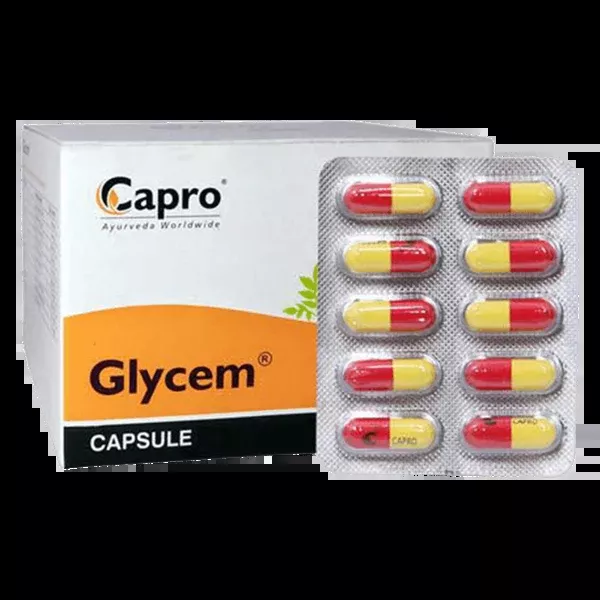 Capro Ayurveda Glycem Capsules - 100 tabs