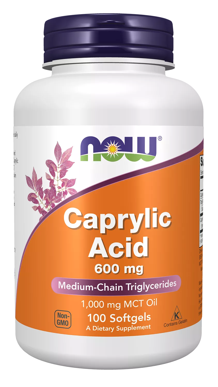 Caprylic Acid 600 mg Softgels