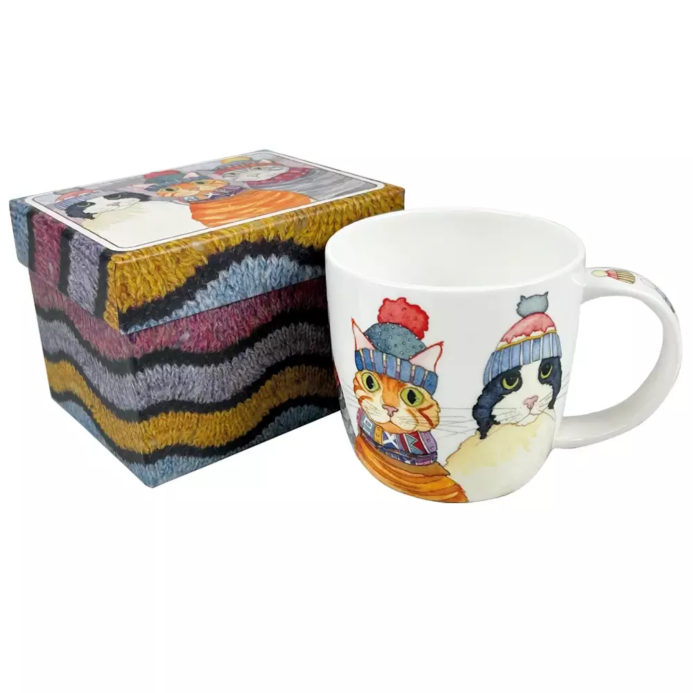 Cats in Hats Mug in Box from Emma Ball