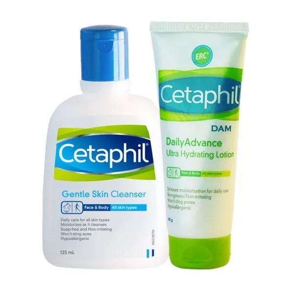 Cetaphil Cleansing & Hydrating Combo For Normal To Dry Skin - Combo Pack