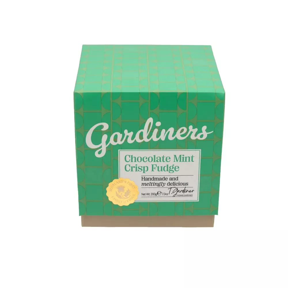 Chocolate Mint Crisp Artisan Fudge Box