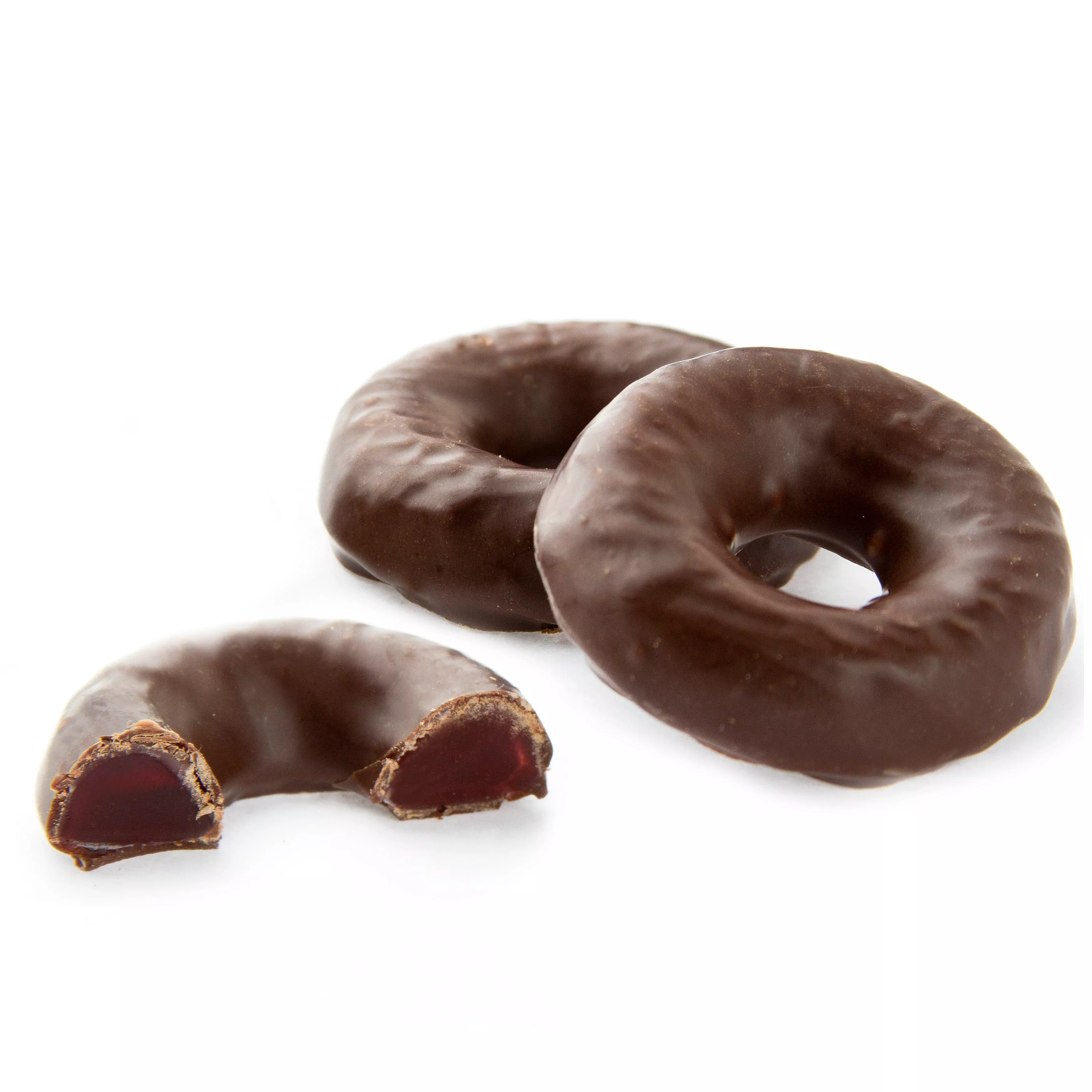Chocolate Raspberry Jelly Rings