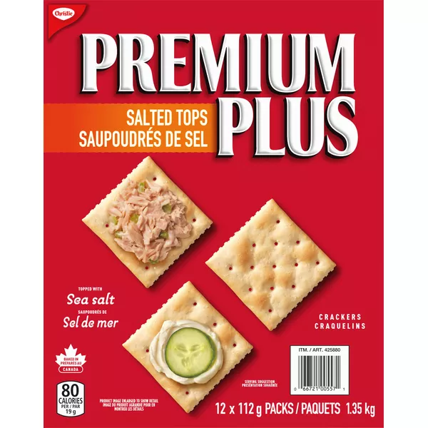 Christie's Salted Tops Premium Plus Crackers